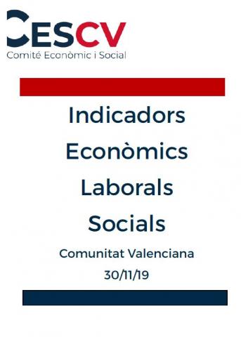 Indicadors Econòmics, Laborals i Socials. Novembre 2019