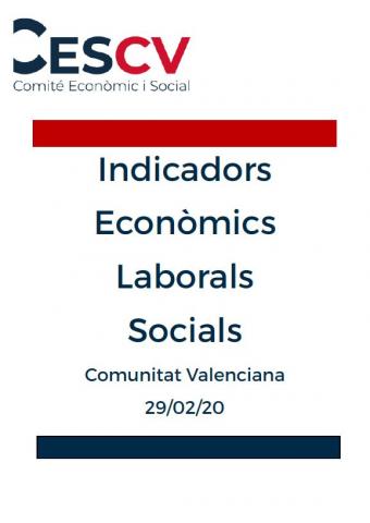   Indicadors Econòmics, Laborals i Socials. Febrer 2020