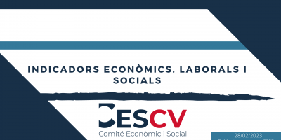 Indicadors Econòmics, Laborals i Socials. Febrer 2023