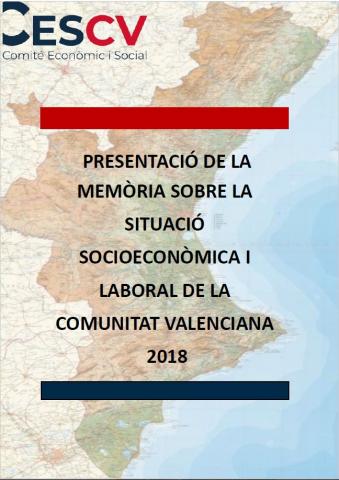PRESENTACIÓ DE LA MEMÒRIA SOBRE LA SITUACIÓ SOCIOECONÒMICA I LABORAL DE LA COMUNITAT VALENCIANA, 2018