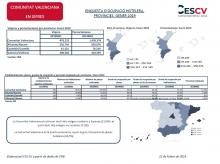 ENQUESTA D’OCUPACIÓ HOTELERA, PROVÍNCIES. GENER 2019