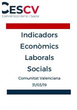 Indicadors Econòmics, Laborals i Socials. Març 2019