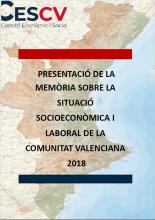 PRESENTACIÓ DE LA MEMÒRIA SOBRE LA SITUACIÓ SOCIOECONÒMICA I LABORAL DE LA COMUNITAT VALENCIANA, 2018