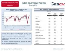 ÍNDEX DE XIFRES DE NEGOCIS Octubre 2019