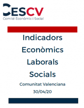 Indicadors Econòmics, Laborals i Socials. Abril 2020