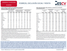 POBREZA, EXCLUSIÓN SOCIAL Y RENTA
