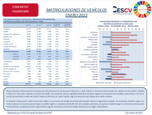 MATRICULACIONES DE VEHÍCULOS ENERO 2023