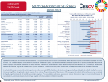 MATRICULACIONES DE VEHÍCULOS  JULIO 2023