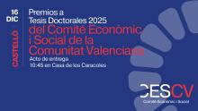 Premios del CES CV para Tesis Doctorales, Convocatoria 2025