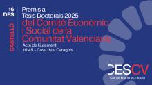 Premios del CES CV para Tesis Doctorales, Convocatoria 2025