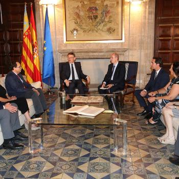 El Molt Honorable President de la Generalitat Valenciana Ximo Puig recibe al Pleno del Comité Econòmic i Social