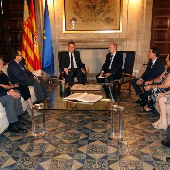 El Molt Honorable President de la Generalitat Valenciana Ximo Puig recibe al Pleno del Comité Econòmic i Social