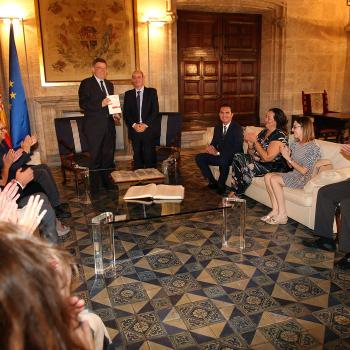 El Molt Honorable President de la Generalitat Valenciana Ximo Puig recibe al Pleno del Comité Econòmic i Social