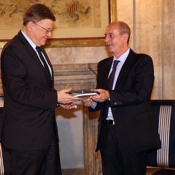 El Molt Honorable President de la Generalitat Valenciana Ximo Puig recibe al Pleno del Comité Econòmic i Social