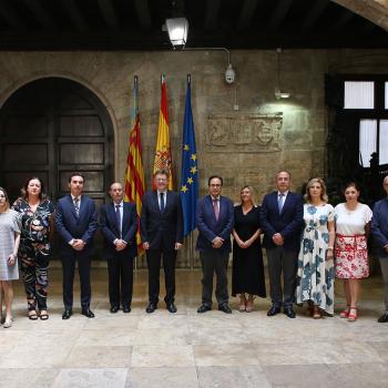 El Molt Honorable President de la Generalitat Valenciana Ximo Puig recibe al Pleno del Comité Econòmic i Social