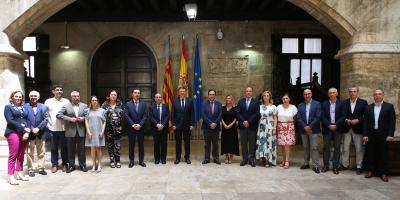 El Molt Honorable President de la Generalitat Valenciana Ximo Puig rep al Ple del Comité Econòmic i Social