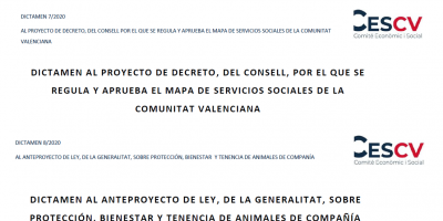 Reunión del Pleno del CESCV para aprobar dos dictámenes