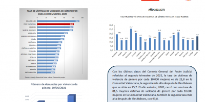 VÍCTIMAS Y DENUNCIAS POR VIOLENCIA DE GÉNERO