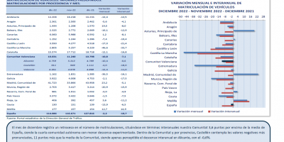 MATRICULACIONES DE VEHÍCULOS DICIEMBRE 2022